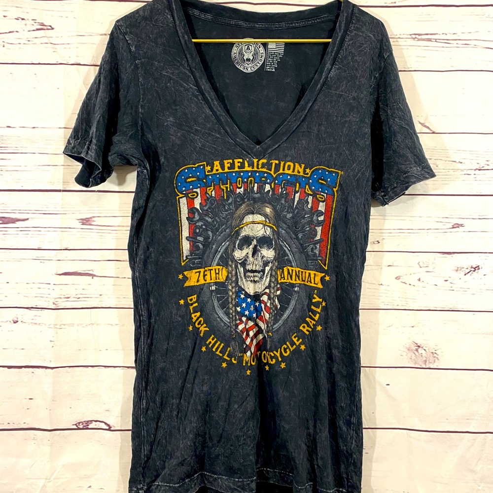 Affliction sturgis T-shirt 75th anniversary size XL